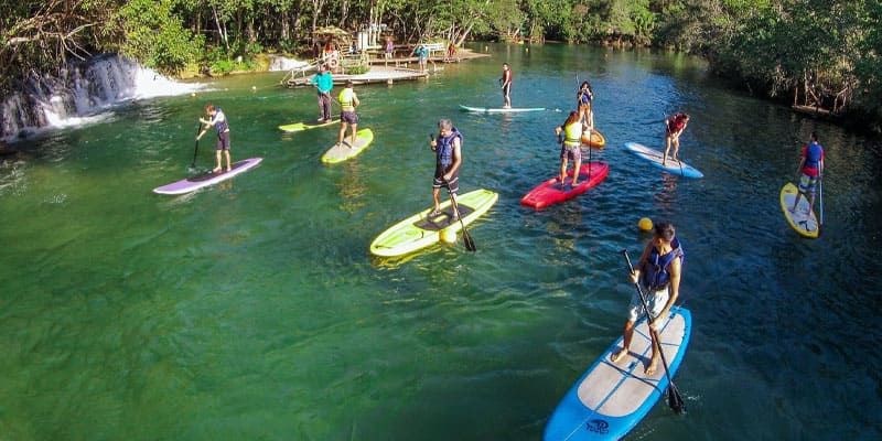 Stand Up No Rio Formoso Em Bonito Ms Eco Park Porto Da Ilha